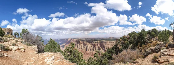 Der Grand Canyon Blick Auf Den Canyon Die Landschaft Und — Stockfoto