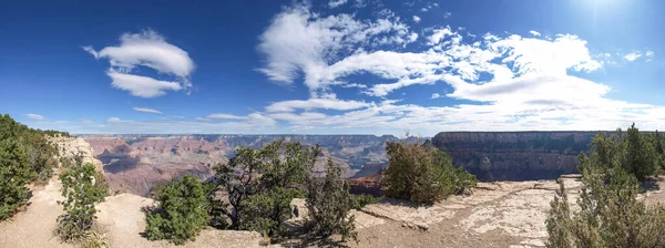 Der Grand Canyon Blick Auf Den Canyon Die Landschaft Und — Stockfoto