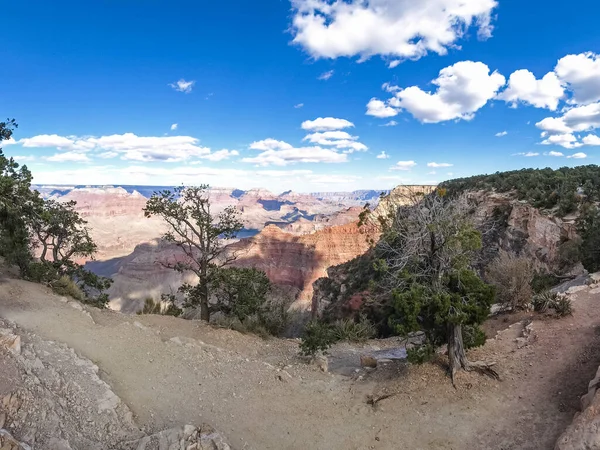 Der Grand Canyon Blick Auf Den Canyon Die Landschaft Und — Stockfoto