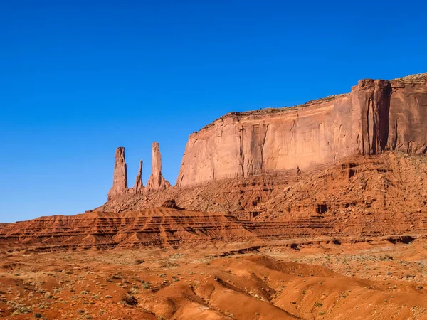 Paisaje Las Rocas Antiguas Monument Valley Arizona —  Fotos de Stock