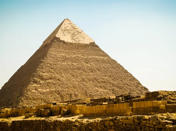 Velké Pyramidy Egyptě Fotografie Výletu — Stock fotografie