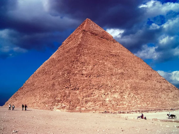 Stora Pyramiderna Egypten Bilder Från Resa — Stockfoto