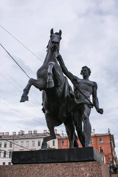 Saint Pétersbourg Russie Août 2016 Statues Monuments Saint Pétersbourg Fierté — Photo