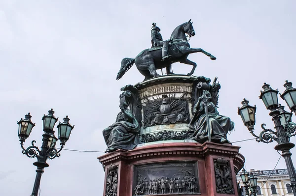 Saint Pétersbourg Russie Août 2016 Statues Monuments Saint Pétersbourg Fierté — Photo