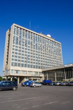 Saint-Petersburg, Rusya - 12 Ağustos 2016: St. Pererburge şehri. Şehrin sarayları ve mimarisi. Şehrin tarihi binaları.