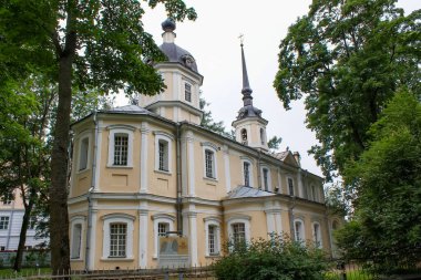 Saint-Petersburg, Rusya - 12 Ağustos 2016: St. Pererburge şehri. Şehrin sarayları ve mimarisi. Şehrin tarihi binaları.