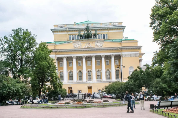 Sankt Petersburg Rosja Sierpnia 2016 Miasto Sankt Pererburge Pałace Architektura — Zdjęcie stockowe