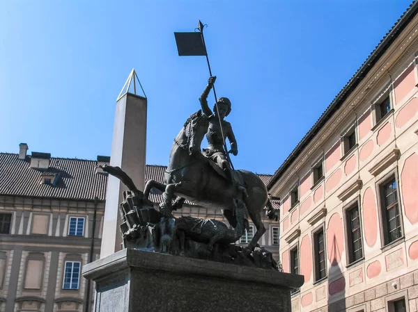 Prague République Tchèque Août 2016 Promenade Dans Les Rues Les — Photo