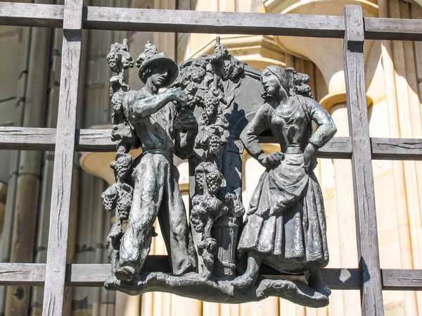 Prague République Tchèque Août 2016 Promenade Dans Les Rues Les — Photo