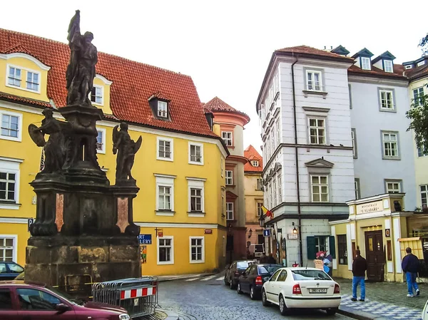 Praga República Checa Agosto 2016 Paseo Por Las Calles Lugares — Foto de Stock