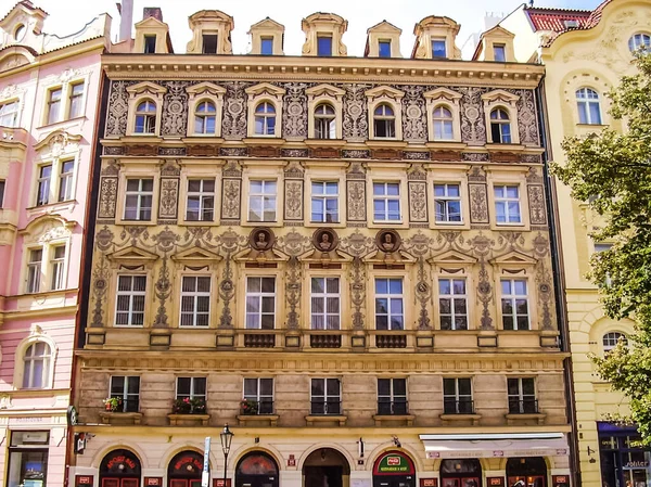 Praga República Checa Agosto 2016 Paseo Por Las Calles Lugares — Foto de Stock