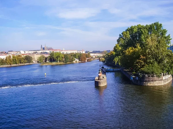 Praga República Checa Agosto 2016 Caminhe Pelas Ruas Pontos Turísticos — Fotografia de Stock