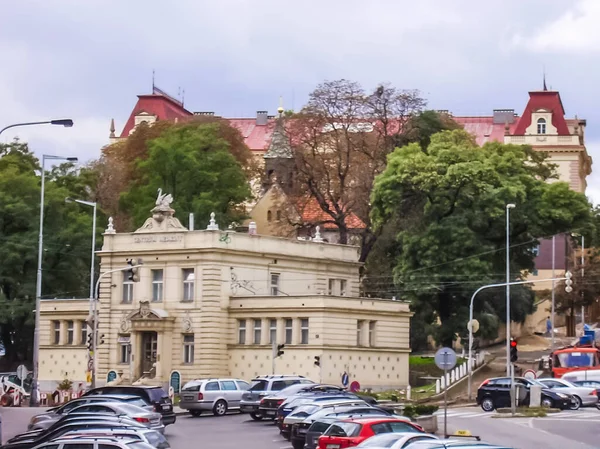 Prága Csehország 2016 Augusztus Séta Prága Utcáin Nevezetességein Történelmi Épületek — Stock Fotó