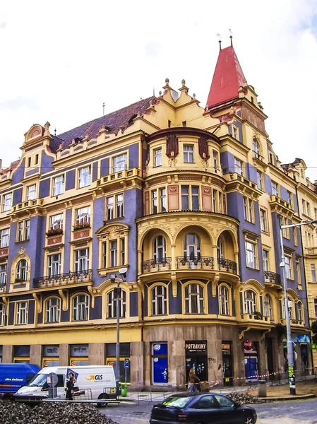 Praga República Checa Agosto 2016 Caminhe Pelas Ruas Pontos Turísticos — Fotografia de Stock