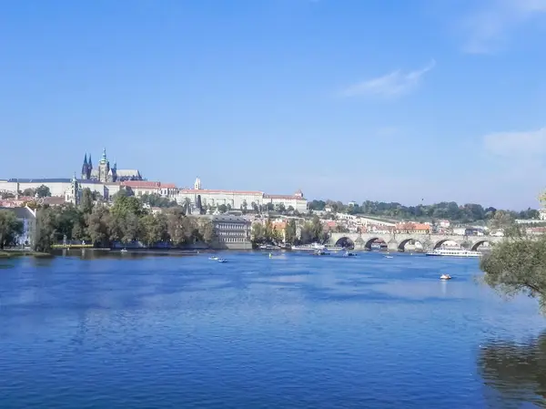 Praga República Checa Agosto 2016 Paseo Por Las Calles Lugares —  Fotos de Stock