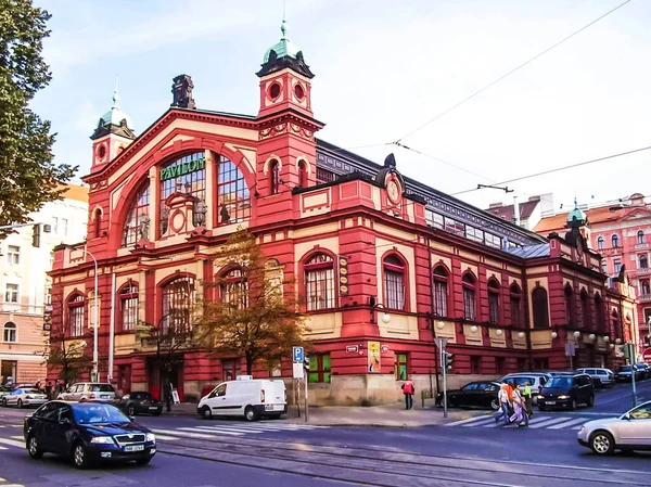 Prága Csehország 2016 Augusztus Séta Prága Utcáin Nevezetességein Történelmi Épületek — Stock Fotó