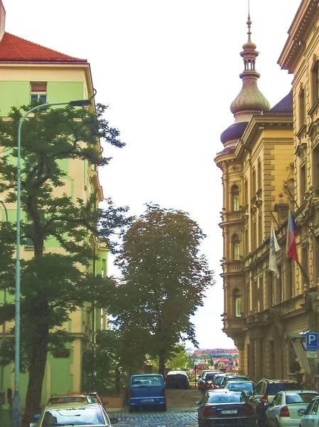Прага Чехия Августа 2016 Года Прогулка Улицам Достопримечательностям Праги Исторические — стоковое фото