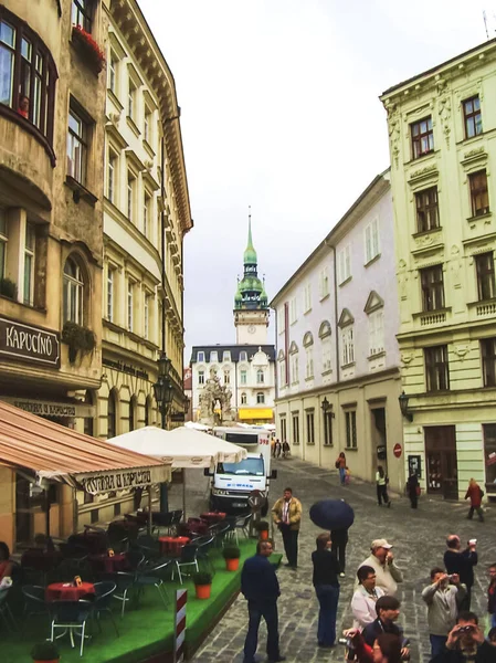 Prag Çek Cumhuriyeti Ağustos 2016 Prag Sokaklarında Manzaralarında Yürüyün Tarihi — Stok fotoğraf