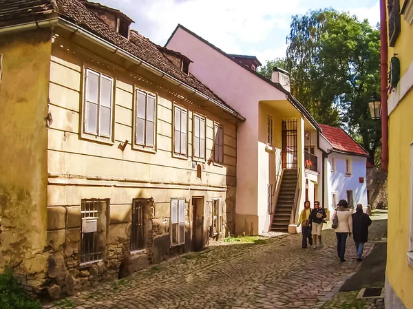 Praga República Checa Agosto 2016 Paseo Por Las Calles Lugares — Foto de Stock