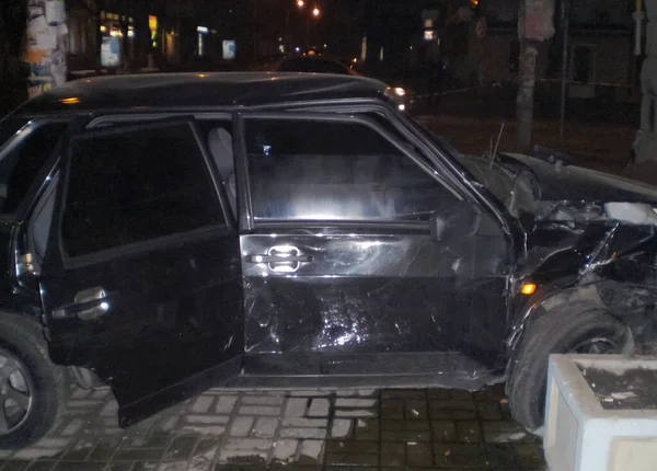 Kharkov Ukraine Juin 2010 Conséquences Accident Voiture Une Épave Voiture — Photo