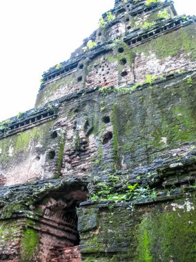 Polonnaruwa, Sri Lanka. Antik bir tapınağın kalıntıları, son derece gelişmiş eski bir medeniyetin izleri..