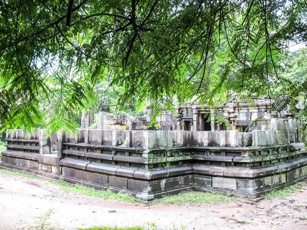 Polonnaruwa Sri Lanka Ruínas Templo Antigo Vestígios Uma Civilização Antiga — Fotografia de Stock