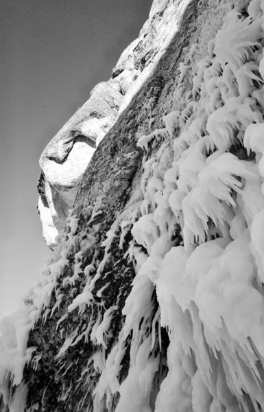 Χειμώνας Στο Baikal Πάγος Και Χιόνι Στη Λίμνη Ομορφιά Της — Φωτογραφία Αρχείου