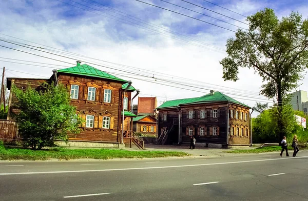 Irkutsk Russia July 2010 Historical Buildings Monuments Streets City Irkutsk — Stock Photo, Image