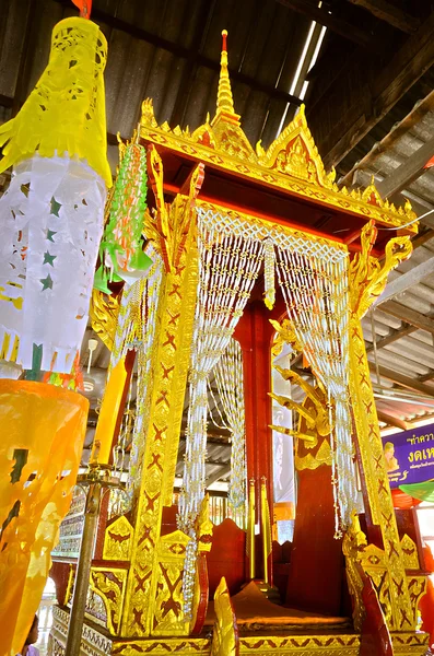 Pulpit for Thai Monk to Give a Sermon to Buddhist — Stock Photo, Image