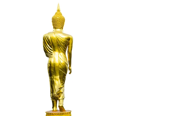 Buddha-Bildkunst auf isoliertem weißen Hintergrund — Stockfoto
