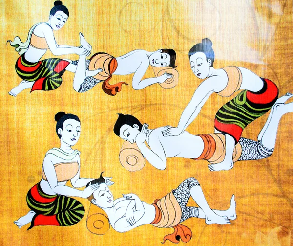 Traditionelle Thai-Massage — Stockfoto