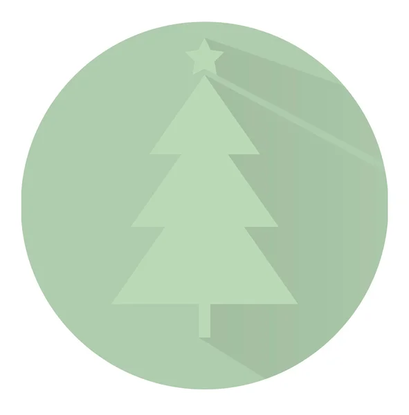 Árvore de Natal. Projeto plano — Vetor de Stock