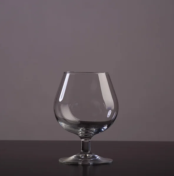 Empty cognac glass — Stock Photo, Image