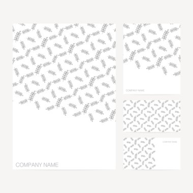 Şirket kimlik kümesi tasarımı