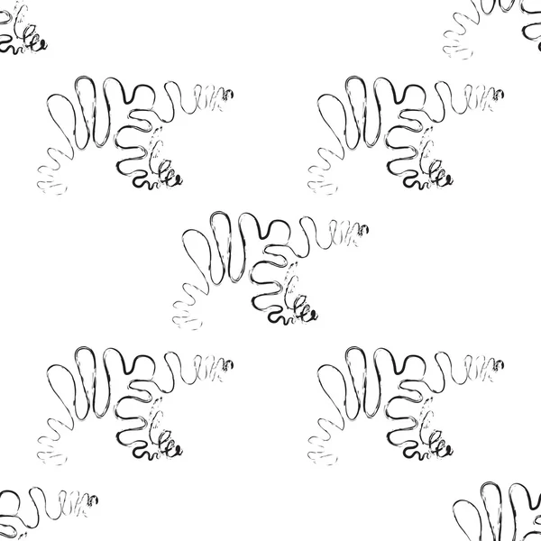 Ours polaire motif sans couture — Image vectorielle