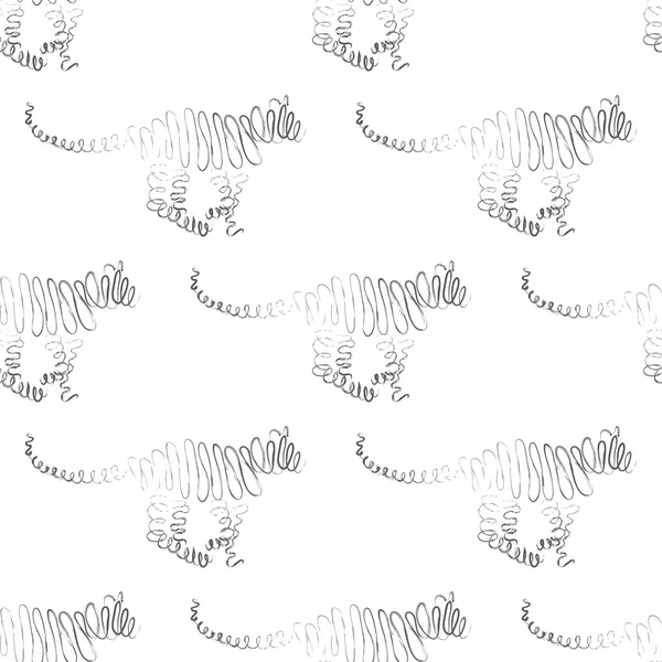 Tiger seamless pattern — Stock Vector