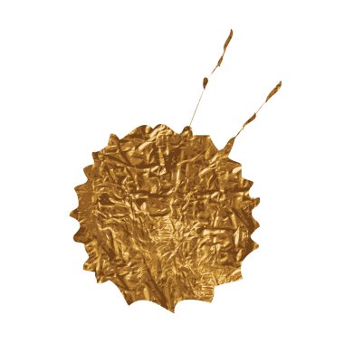 Altın Inky grunge sıçrama