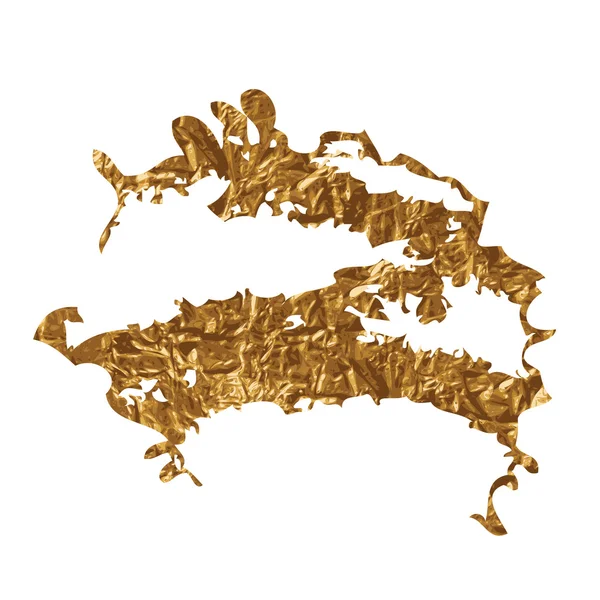 Altın Inky grunge sıçrama — Stok Vektör