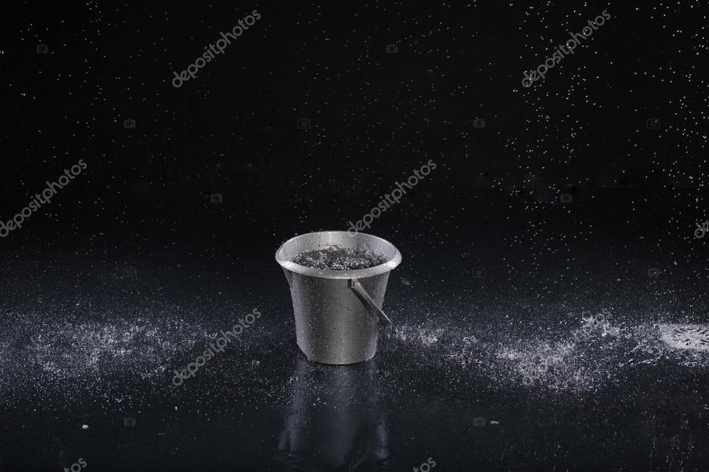 Bucket with water drops Stock Photo by ©booblgum 79090936