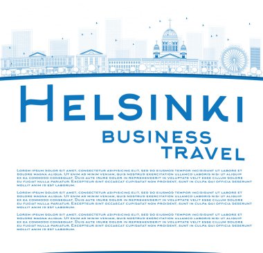 Helsinki manzarası ve kopya alanı anahat