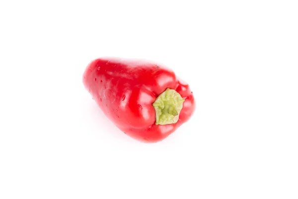 Sweet red pepper isolated on white — Stock Photo, Image