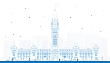 Anahat Parlamento Binası Ottawa, Kanada. 
