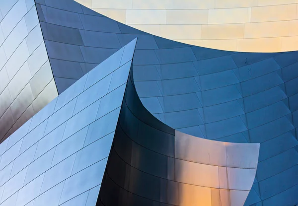 沃尔特迪斯尼音乐厅，建筑细节-洛杉矶，加利福尼亚州 — 图库照片