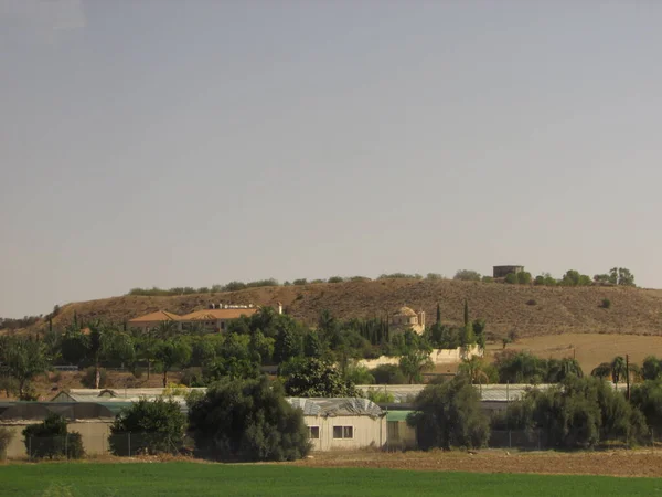 Chipre Uma Igreja Ortodoxa Numa Localidade — Fotografia de Stock