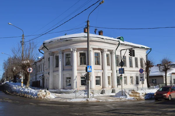 Rusia Kostroma Mansiones Calle Pyatnitskaya — Foto de Stock