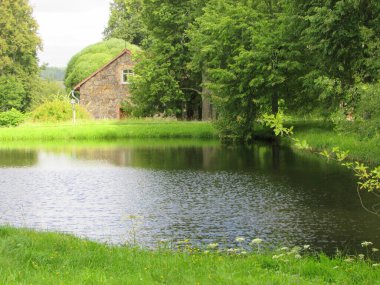 Rusya, Pskov bölgesi, A.S. Puşkin Müzesi-rezervi Mikhailovskoye