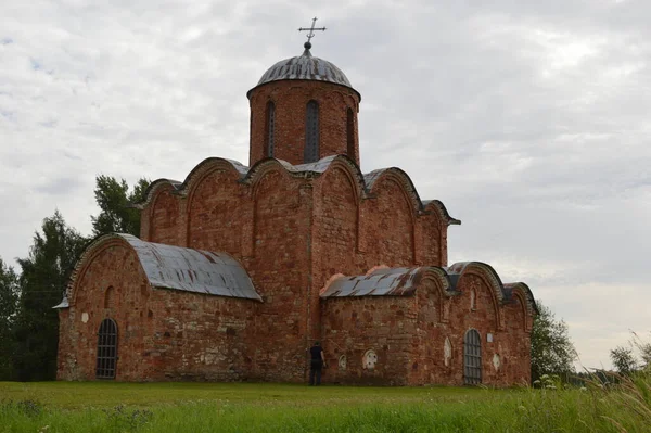 Russia Novgorod Region Kovalevo Church Transfiguration Saviour — Stockfoto