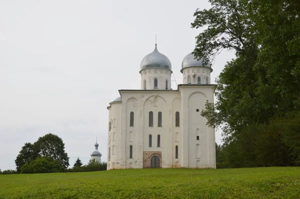 Rusia Veliky Novgorod Monasterio San Jorge Catedral San Jorge —  Fotos de Stock