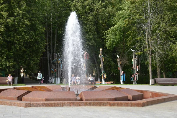 Rusland Novgorod Staraya Russa Staraya Russa Resort Muravyevsky Fontein — Stockfoto