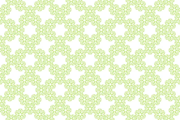 Moderne Nahtlose Geometrische Hintergrundmuster Dekorative Blume Grafik Muster Vektor Illustration — Stockvektor